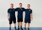 Simo Mynttinen (vas.), Oliver Reitala ja Antti Kemppinen