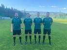 Mikko Alakare (vas.), Mohammad Al-Emara, Turkka Valjakka ja Oliver Reitala Gorissa, Georgiassa 6.7.2022. Kuva: Mohammad Al-Emaran kotialbumi.